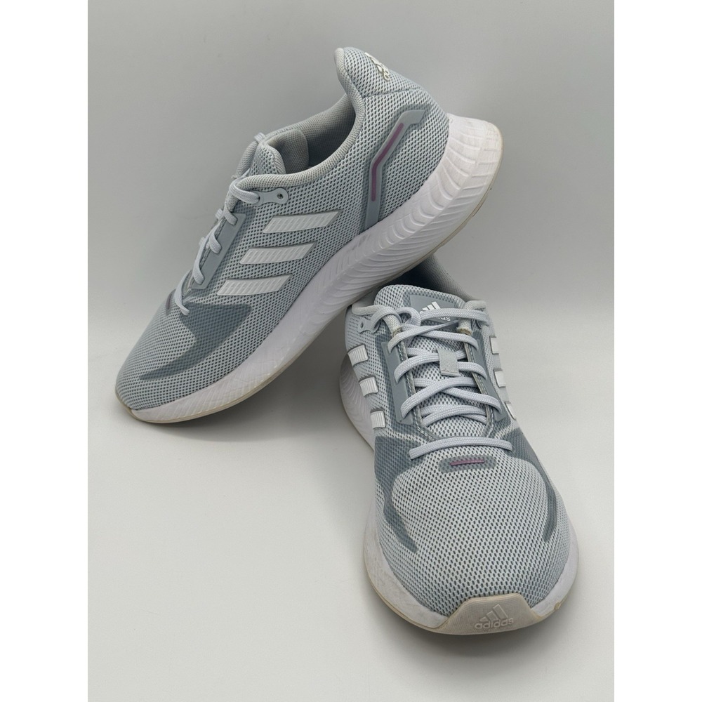 Adidas Runfalcon 2.0 Sneakers Womens 7.5 Gray Athletic Running Shoes Low FY5947 - Picture 10 of 14
